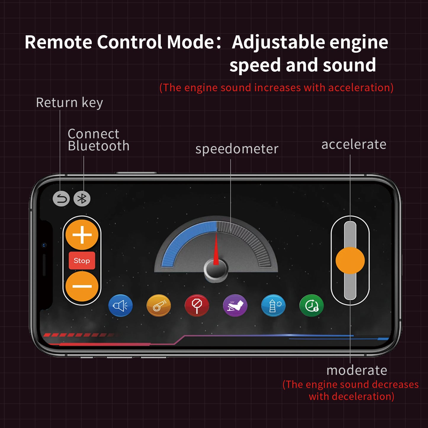Ferrari-Style Realistic V8 Engine Model Building Kit, Motorized with APP Control & LED Lights - 665+ PCS